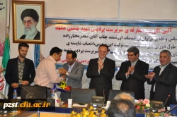 دکتر مهر محمدی در آیین معارفه ی سرپرست پردیس شهید بهشتی مشهد    ایجاد فرصت های آزاد اندیشی دانشجو معلمان، از مطالبات جدی دانشگاه فرهنگیان است