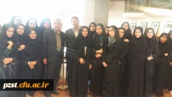 بازدید دانشجویان رشته ادبیات از کتابخانه ملی