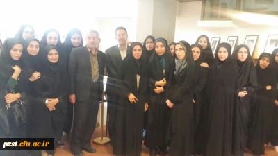 بازدید دانشجویان رشته ادبیات از کتابخانه ملی