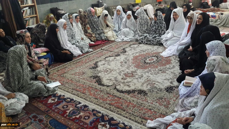 حضور دانشجو معلمان گرامی در مراسم اعتکاف