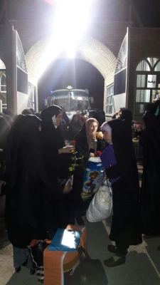 حضور دانشجو معلمان گرامی در مراسم اعتکاف