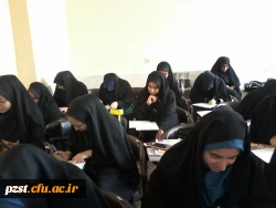 آزمون مرحله نهایی فصل اول مسابقات طرح مطالعاتی دانش و بینیش به صورت حضوری در پردیس دانشگاه زینبیه