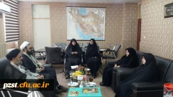 دیدار سرپرست محترم نهاد نمایندگی مقام معظم رهبری دانشگاه فرهنگیان استان تهران با مسئولین پردیس