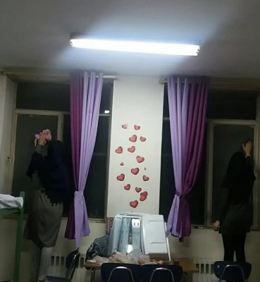 خانه تکانی سرای دانشجویی