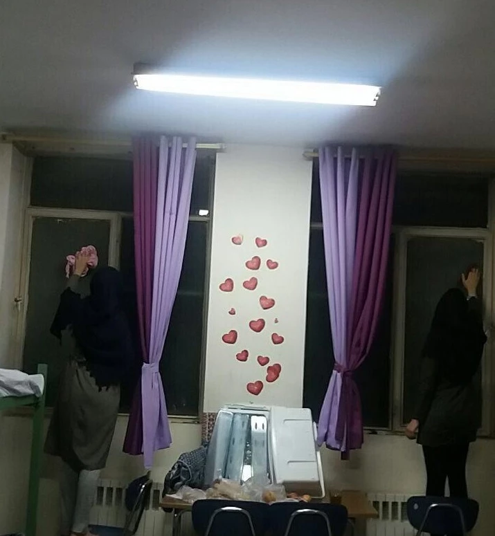 خانه تکانی سرای دانشجویی