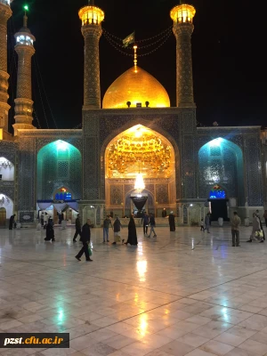 دانشجویان پردیس زینبیه در بارگاه ملکوتی حضرت فاطمه معصومه (س)