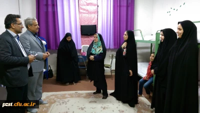 بازدید مسئولین عالی رتبه اداره  برنامه ریزی خدمات و رفاه دانشجویی سازمان مرکزی دانشگاه فرهنگیان از پردیس