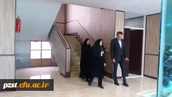 بازدید معاونت پشتیبانی منابع و امور دانشجویی مدیریت امور پردیس های استان تهران از پردیس