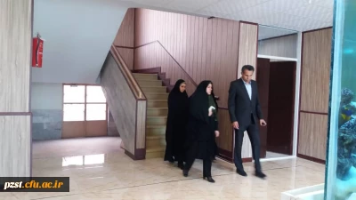 بازدید معاونت پشتیبانی منابع و امور دانشجویی مدیریت امور پردیس های استان تهران از پردیس