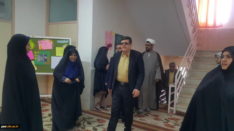 دیدار ریاست دانشگاه فرهنگیان از پردیس زینبیه