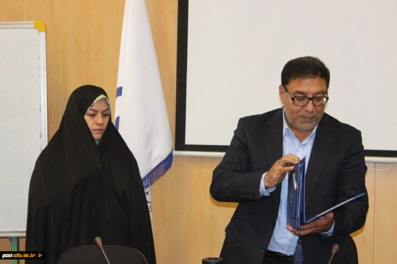 معارفه دکتر ممیزی به عنوان معاون توسعه مدیریت و منابع و امور دانشجویی مدیریت امور پردیس های استان تهران