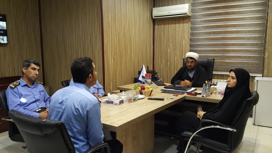 برگزاری جلسه حراست با حضور رئیس حراست مدیریت استان تهران