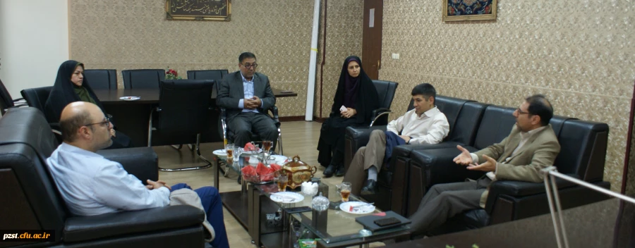 بازدید مسئولین اداره کل روابط عمومی سازمان مرکزی و مدیریت امور پردیس های استان تهران از پردیس