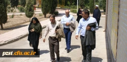 بازدید مسئولین اداره کل روابط عمومی سازمان مرکزی و مدیریت امور پردیس های استان تهران از پردیس