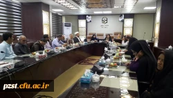 مراسم تودیع و معارفه ی معاون آموزش ، پژوهش و فرهنگی پردیس برگزار شد.