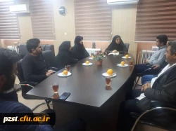 جلسه معاونت توسعه منابع و امور دانشجویی با کارکنان آشپزخانه