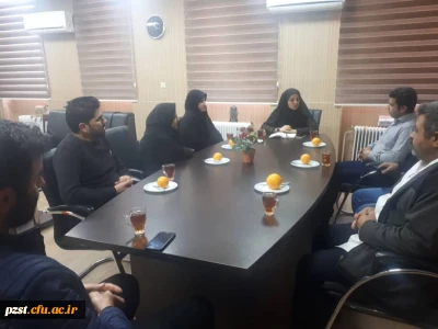 جلسه معاونت توسعه منابع و امور دانشجویی با کارکنان آشپزخانه