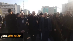 حضور همکاران پردیس در مراسم تشیع پیکر سرداران شهید مقاومت