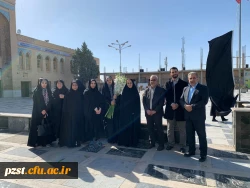 گلباران مزار شهدا به مناسبت دهه فجر انقلاب اسلامی ایران