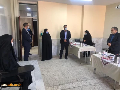 بازدید مدیر کل محترم آموزش و پرورش شهرستان های استان تهران و هیئت همراه از روند مصاحبه تخصصی سال 99