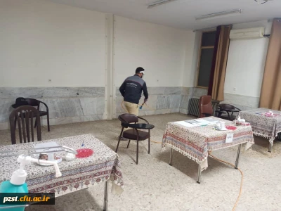 رعایت پروتکل های بهداشتی در مصاحبه تخصصی دانشگاه فرهنگیان