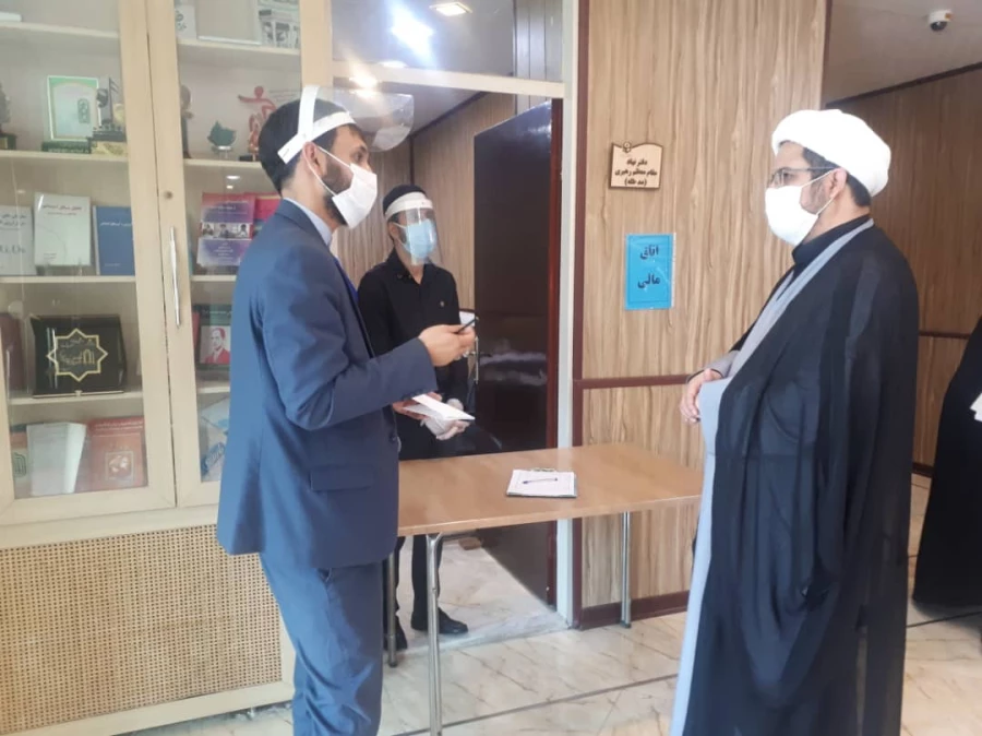 بازدید معاونت نهاد نمایندگی مقام معظم رهبری شهرستان های استان تهران از فرایند مصاحبه