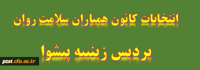 برگزاری انتخابات کانون همیاران سلامت روان