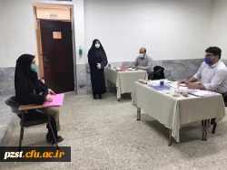 شروع مصاحبه تخصصی آزمون استخدامی آموزش و پرورش و پیام تبریک سرپرست پردیس زینبیه