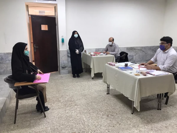 شروع مصاحبه تخصصی آزمون استخدامی آموزش و پرورش و پیام تبریک سرپرست پردیس زینبیه