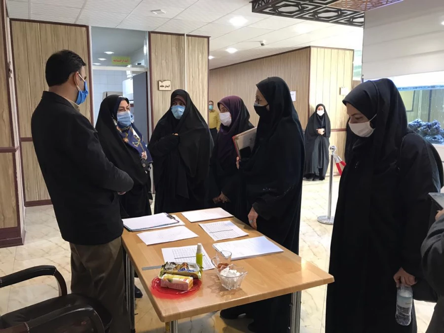 بازدید مسئولین وزارت آموزش و پرورش،اداره کل شهرستان های استان تهران و مدیریت استان تهران از فرایند مصاحبه تخصصی