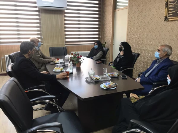 بازدید ریاست محترم امور پردیس های استان تهران به همراه ریاست محترم واحد حراست مدیریت امور پردیس های استان تهران 