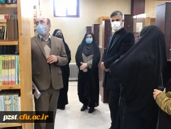 بازدید ریاست محترم امور پردیس های استان تهران به همراه ریاست محترم واحد حراست مدیریت امور پردیس های استان تهران 