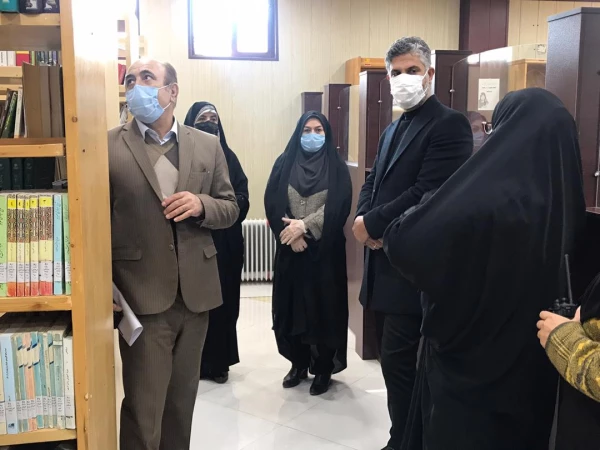 بازدید ریاست محترم امور پردیس های استان تهران به همراه ریاست محترم واحد حراست مدیریت امور پردیس های استان تهران 