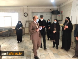 بازدید ریاست محترم امور پردیس های استان تهران به همراه ریاست محترم واحد حراست مدیریت امور پردیس های استان تهران 