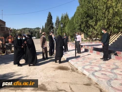 بازدید ریاست محترم امور پردیس های استان تهران به همراه ریاست محترم واحد حراست مدیریت امور پردیس های استان تهران 