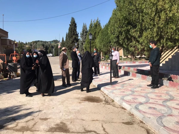 بازدید ریاست محترم امور پردیس های استان تهران به همراه ریاست محترم واحد حراست مدیریت امور پردیس های استان تهران 