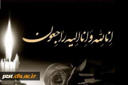 ما را در غم خود شریک بدانید..
پیام تسلیت ریاست پردیس دکتر فاطمه ممیزی به مناسبت درگذشت استاد گرانقدر جناب آقای جلال جنیدی جعفری 2