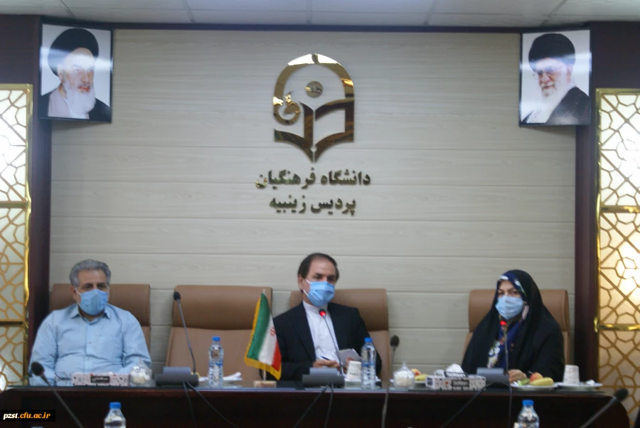 بازدید نماینده محترم شهرستان جناب آفای دکتر حسین نوش آبادی از پردیس زینبیه