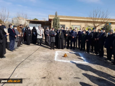 آیین کلنگ زنی احداث پروژه ساختمان جدید آموزشی