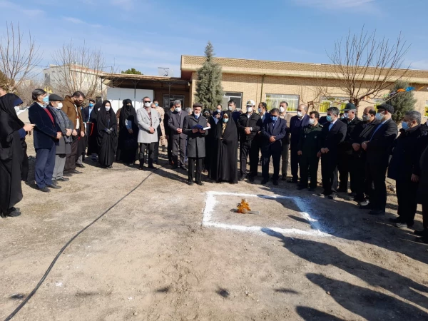 آیین کلنگ زنی احداث پروژه ساختمان جدید آموزشی