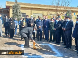 آیین کلنگ زنی احداث پروژه ساختمان جدید آموزشی