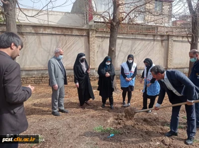 کاشت نهال ایثار به مناسبت روز درختکاری و اعیاد مبارک شعبانیه