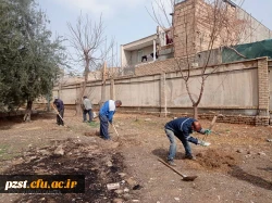 کاشت نهال ایثار به مناسبت روز درختکاری و اعیاد مبارک شعبانیه