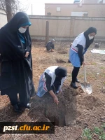کاشت نهال ایثار به مناسبت روز درختکاری و اعیاد مبارک شعبانیه