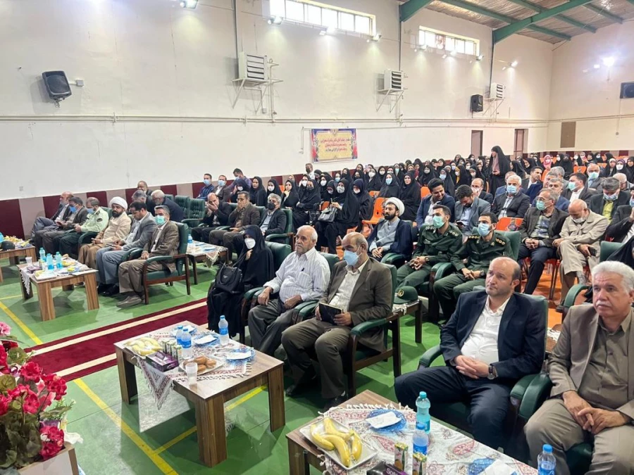 مراسمی با موضوع دختران زینبیه پیش قراولان جهاد تبیین و ولادت حضرت معصومه (س) 