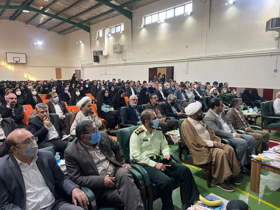 مراسمی با موضوع دختران زینبیه پیش قراولان جهاد تبیین و ولادت حضرت معصومه (س) 