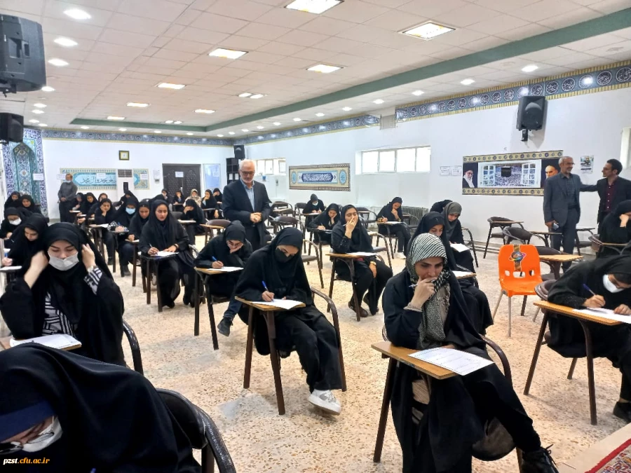 بازدید مسئولین از امتحانات حضوری پردیس