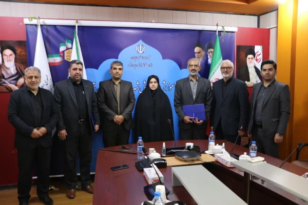 مراسم انعقاد تفاهم نامه جهت الحاق مرکز تربیت معلم شهید منتظری به دانشگاه فرهنگیان (پردیس زینبیه)