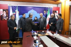 مراسم انعقاد تفاهم نامه جهت الحاق مرکز تربیت معلم شهید منتظری به دانشگاه فرهنگیان (پردیس زینبیه)