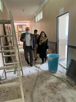 بازدید سرپرست و معاونت آموزشی مدیریت امور پردیس های استان تهران  از مرکز شهید منتظری 